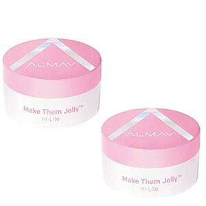 New Pack of 2 Almay Make Them Jelly Hi-Lite Illuminator, Unicorn Light 003